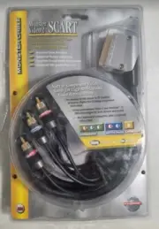 Monster Cable 2m Scart 2 to RCA AV Input/Output Cable