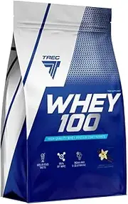 Trec Nutrition Whey 100 Protein Supplement, Vanilla