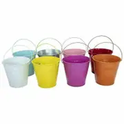 Mini Galvanized Bucket - Fuchsia Pink