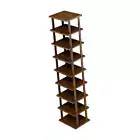 9 Tiers Vertical Shoe Rack Narrow Shoe Shelf for Living Room Entryway Closet