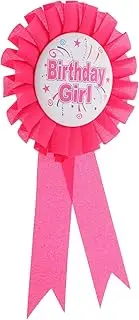 GALPADA Happy Birthday Button Accessory Decorative Badge Pin Tinplate Ribbon Badge for Party Supplies Birthday Celebrations
