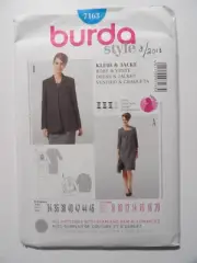 Burda 7163 Sewing Pattern Maternity Misses Lined Dress Size 8-20 UNCUT