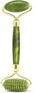 LDATY Jade Roller & Gua Sha,Face Roller, Facial Beauty Roller Skin Care Tools, Massager for Face, Eyes, Neck,Gua Sha Soothes, Body Muscle Relaxing, Improve Eye Puffiness