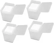 MOTHNUR 200 Sheets/4 Bottles Eyelash Extension Cleaning Pads Lash Extension Wipes Wide Applications
