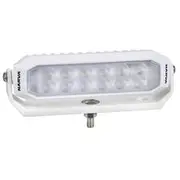 Narva 9-33 Volt LED Dual Colour Blue/White Deck Work Lamp Flood Beam With White Housing - 72443BW