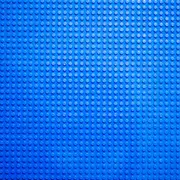 2 x Toy Interlocking Brick Base Blue 25.5 x 25.5cm 32 Studs