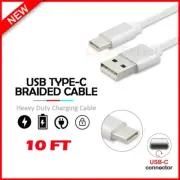 10' USB Type-C Charger Braided FAST Cable Cord for Android Lenovo Tab M11 11.0