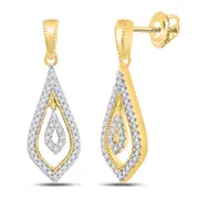 1/4CTW-Diamond GIFT DANGLING EARRING