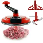 Manual Meat Grinder ABS Manual Food Processor Efficient Hand Meat Grinder u .t