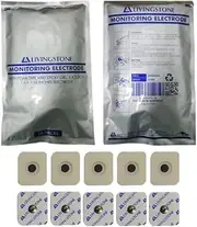 Livingstone ECG Monitoring Electrode with Foam Tape and Sticky Gel 4 x 3.5cm Bag of 50