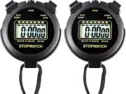 Digital Stopwatch Timer Large Display With Clock And Date, No Alarm Function,
