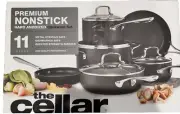Premium Nonstick Hard Anodized Cookware Set 11 Pieces