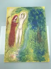 Marc Chagall Daphnis and Chloe " Daphnis and Chloe Beside The Spring " Vintage