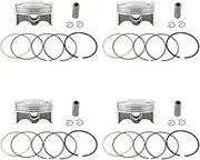 Motorcycle Repa 4/1 Sets Motorcycle Piston & Rings Kit STD 67-68mm for YZF-R6 2008-2017 13S-11631-00-00 13S-11631-00-00 2C0-11633-00-00 Spare partsir(4sets Oversize 75)
