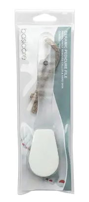 Basicare Ceramic Pedicure File Double Sided Course and Fine