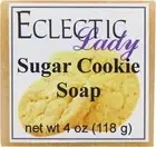 Sugar Cookie Glycerin Soap by Eclectic Lady, 4 oz Bar