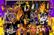 Kobe Bryant Collage Poster