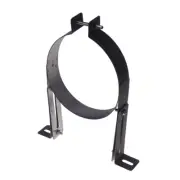 Chimney Pipe Holder Bracket Flue Liner Clamp Adjustable Hanging Fixing Clip