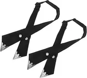 [DEARMAMY] Comfortable Bow Ties for Men Women 2pcs Pre Tied School Uniform Ties Western Fashion