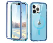 iPhone 12 Pro Case,Shockproof Phone Case ,Scratch-Resistant Back Cover-Blue
