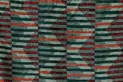 Fabric Mart Direct Multi Color Corduroy Fabric Fabric by The Metre, 8 Continuous Metres 137 cm Width Abstract Multi Wholesale Cotton Upholstery Fabric for Curtains Bridal Dress Drapes Cushion Covers