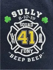 New FDNY Lt Brian Sully Sullivan Squad 41 Firefighter Memorial Shirt XL