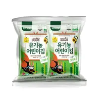 在飛比找樂天市場購物網優惠-韓國 LUSOL 幼兒烘烤海苔10入/包-無鹽|9個月以上適