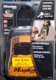*NEW* MasterLock Convenient 3-1/4" Portable Orange Camo Lock Box | 5400D