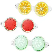 Eye Ice Pack 3 Reusable Pads Instant Cooling Block Glare for Outdoor/camping