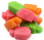 Sherbert Ice Pops Gummy Fruit Bulk Gummi 2 Pound Candy FREE SHIP 48 STATES