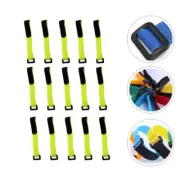 15Pcs Hook and Loop Strap for Cable Management and Bike Wheel Binding