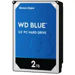 WD 藍標 2TB 3.5吋 SATAIII 硬碟 新款 7200轉 WD20EZBX EZBX