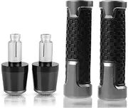Motorcycle Accessories Xmax 7/8" 22MM Handlebar Hand Grips Handle Bar End Cap Plug Compatible with Xmax 125 250 300 400 X MAX 2017