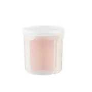 2Pcs Transparent Plastic Storage Box Dry Dried Food Container Fresh Pot Kitchen Sealing Organizer Case