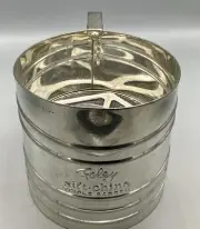 Vtg Foley 6” Sift-Chine Triple Screen Dry Ingredient Flour Sifter (New)