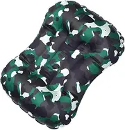 [ifundom] Portable Inflatable Pillow Camouflage Cushion for Outdoor Camping Neck Support for Travel and Daily Use for Relaxing Sleeping and Reading