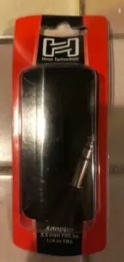 Hosa GPM-103 Adaptor 3.5mm TRS to 1/4" TRS