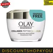 Olay Regenerist Collagen Peptide 24 MAX Face Moisturizer - Fragrance Free - 1.7o