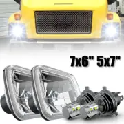 5x7" 7x6 LED Headlight Hi/Lo DRL For Chevy Express 1500 2500 3500 4500 Cargo Van (for: Toyota)