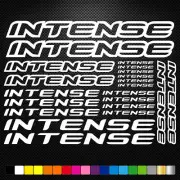 FITS Intense Vinyl Decal Stickers Sheet Bike Frame Cycle Bicycle Mtb Road