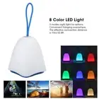 Wireless Bt Speaker Light Touch Control 8 Color Led Night Light Smart Speake FTD