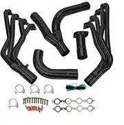Xuanqingyi Store Long Tube Exhaust Manifold Header+Y-pipe 1999-2006 Compatible with Chevy