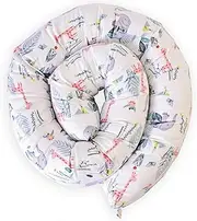 Yearonan Bed Roll, Pillow Roll, Bed Pillow, Side Sleeper Pillow, Cuddly Snake, Nursing Pillow, Decorative Cushion, Draught Excluder, Body Pillow, Cotton (Small Fish, 180 cm)