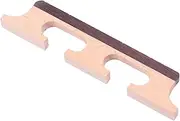 ERINGOGO Replacement Banjo Bridge for String Instruments Durable Rosewood Maple Construction Three Legged Design Standard with Pre Cut String Gaps for Guitar Banjo Use