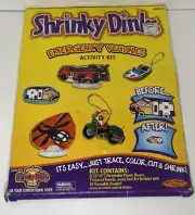 Shrinky Dinks Emergency Vehicles Activity Kit VTG 2001 Spin Master NEW