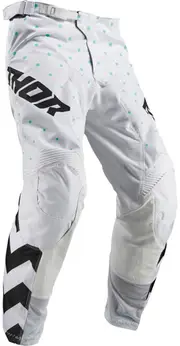 Thor Pulse Stunner S9Y Black Youth Pants, black-white, Size M Black White