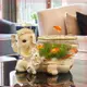 🍁美琳🍁-創意喬遷新居禮品歐式客廳魚缸裝飾小擺件現代簡約大象家居裝飾品c0983758306