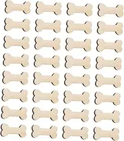 VILLFUL Natural Wood Dog Cutouts Pcs Hand-Painted Decorative Ornaments for Boys and Girls DIY Craft Home Decor