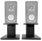 (2) 8” Black Bookshelf Speaker Stands For Klipsch KB-15 Bookshelf Speakers