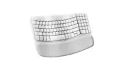 Logitech Wave Keys for Mac Wireless Ergonomic Keyboard (Off White)